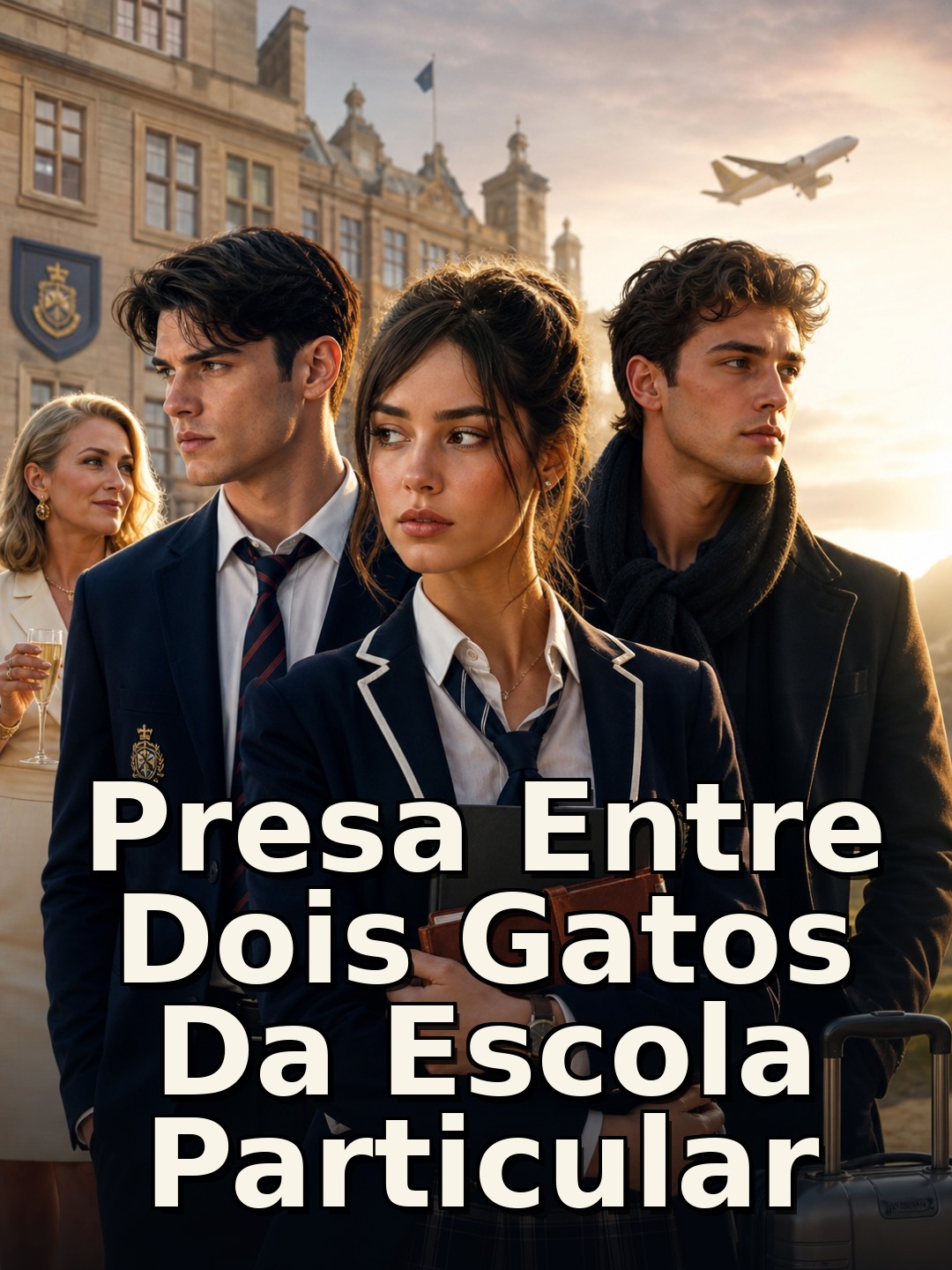 Presa Entre Dois Gatos Da Escola Particular