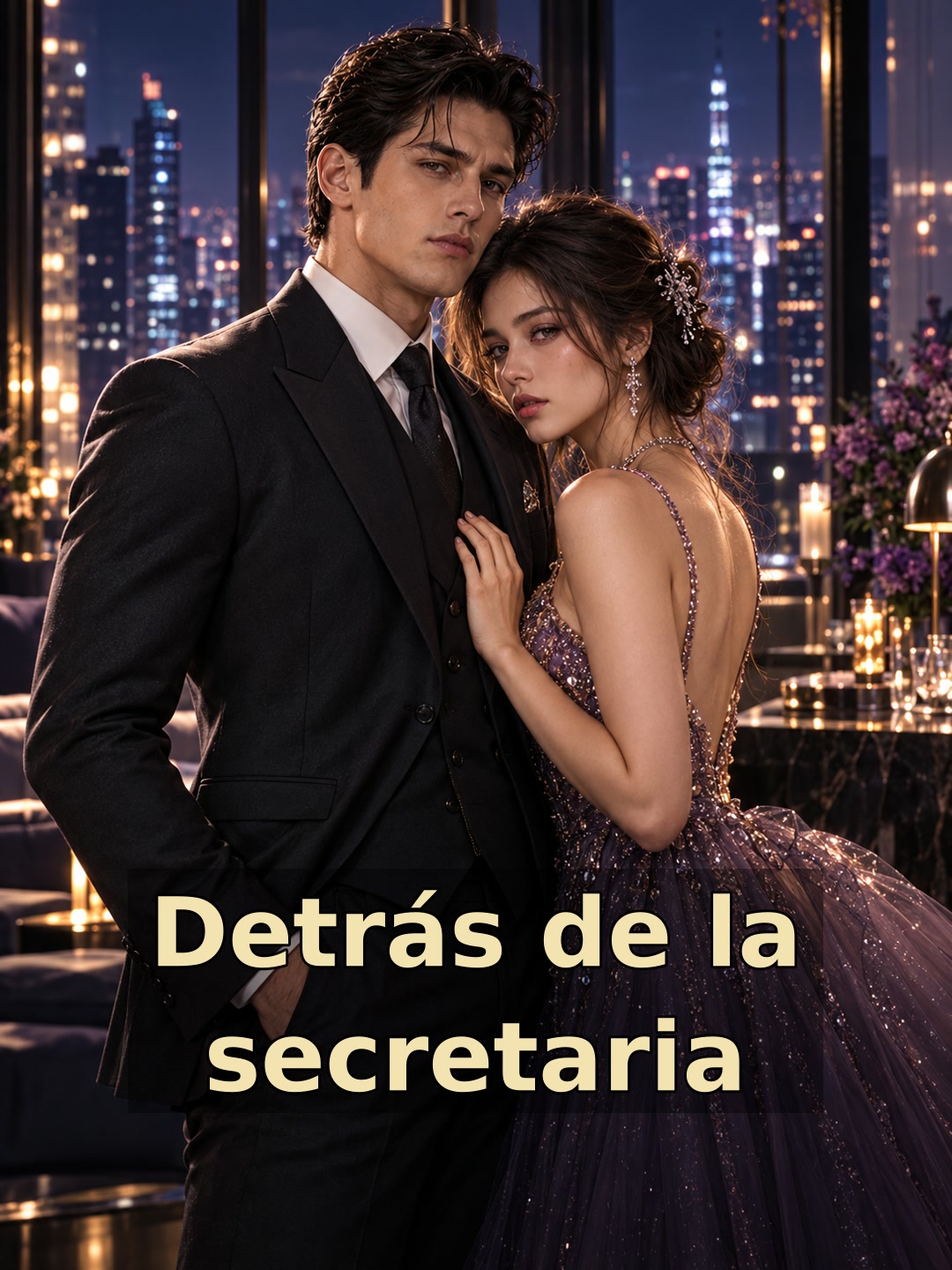 Detrás de la secretaria