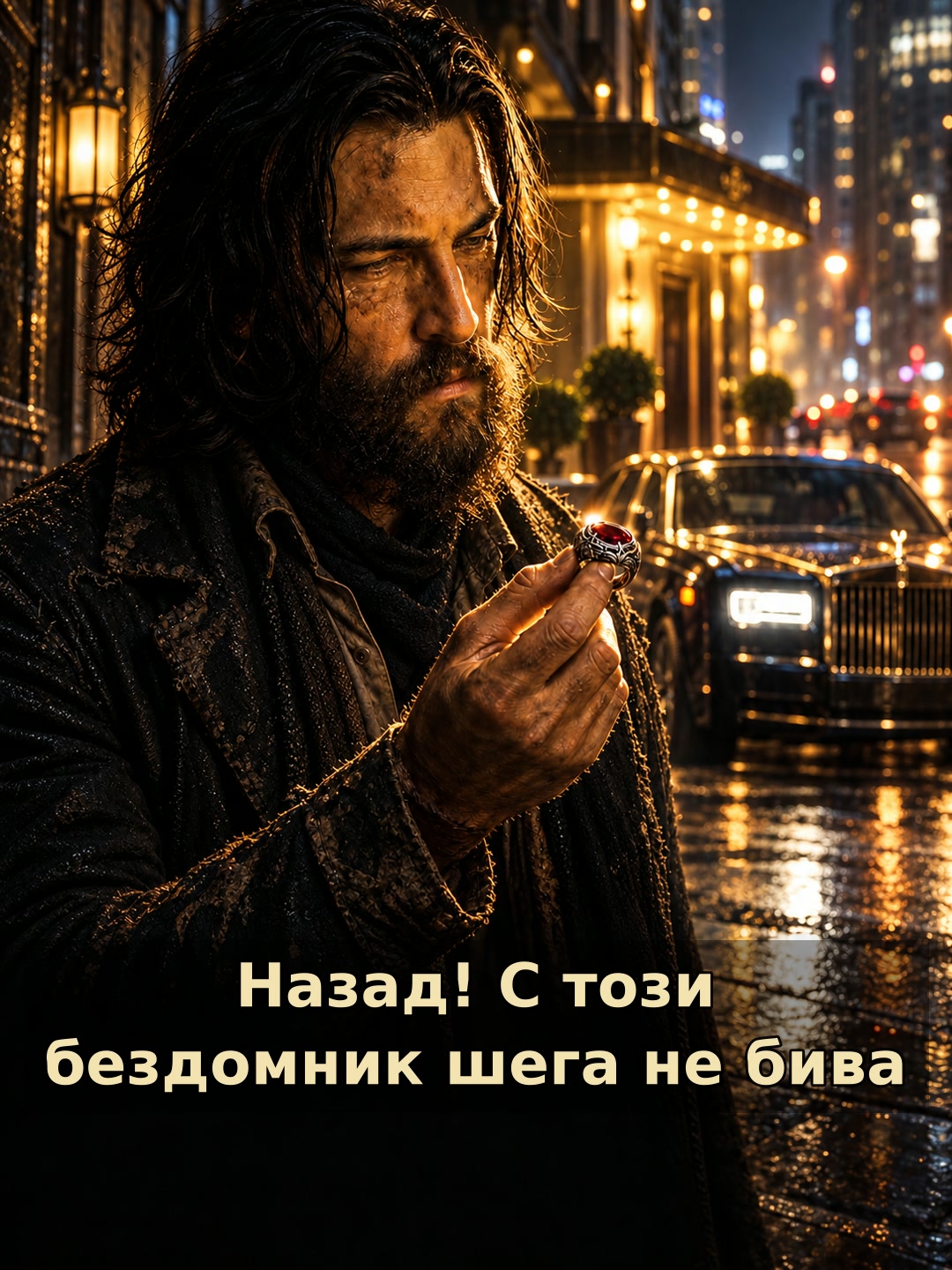 Назад! С този бездомник шега не бива