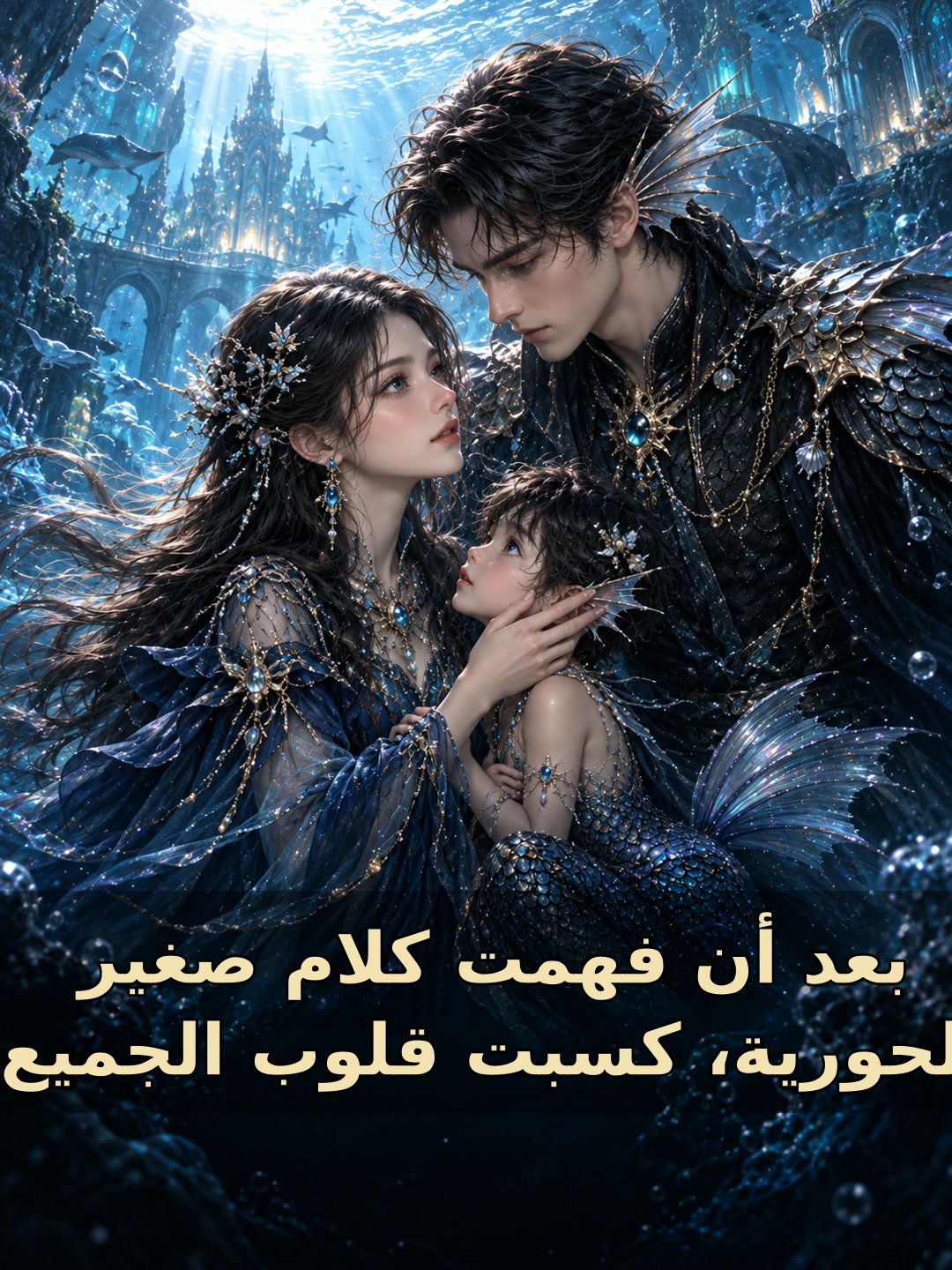 بعد أن فهمت كلام صغير الحورية، كسبت قلوب الجميع