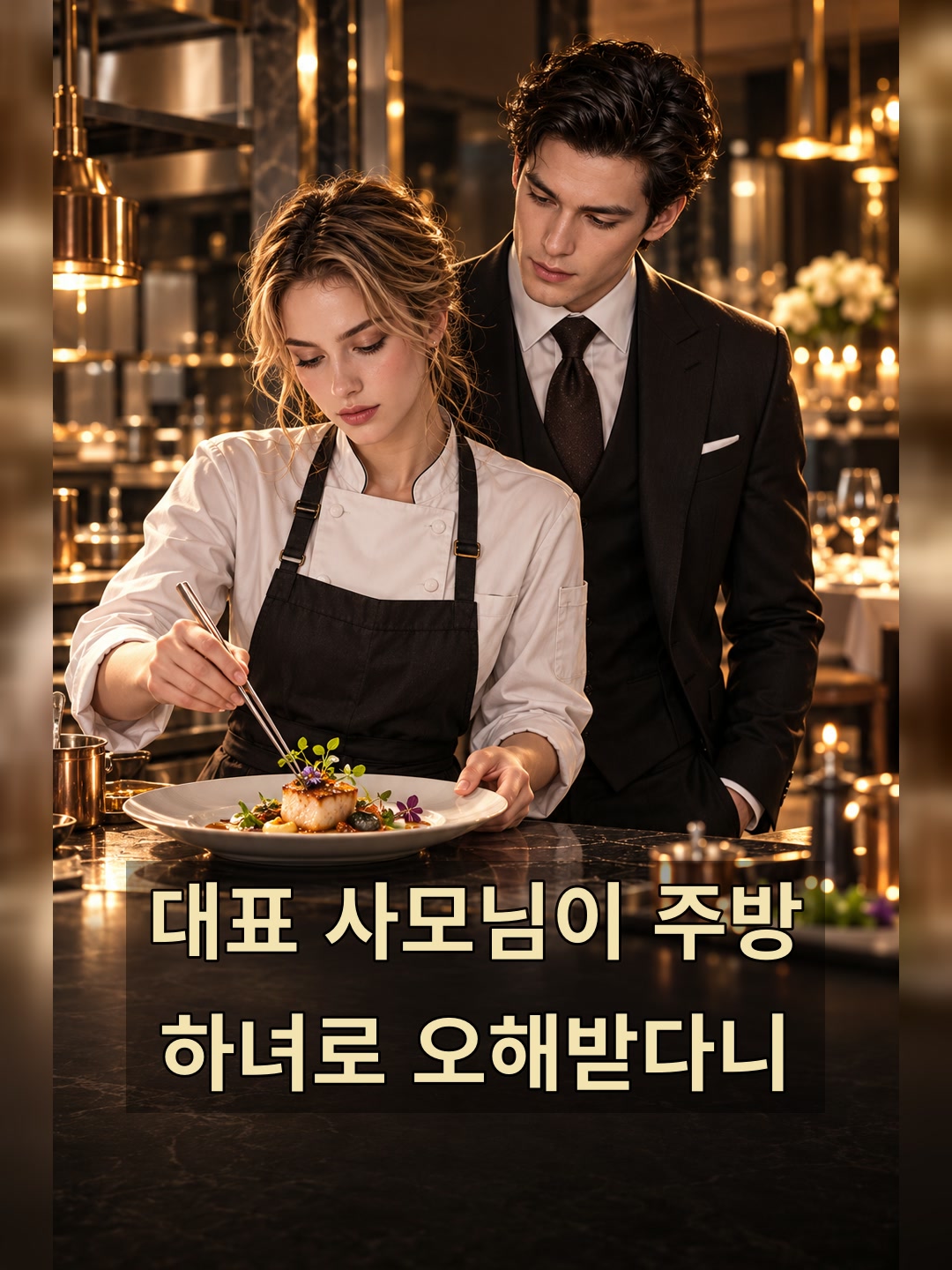대표 사모님이 주방 하녀로 오해받다니