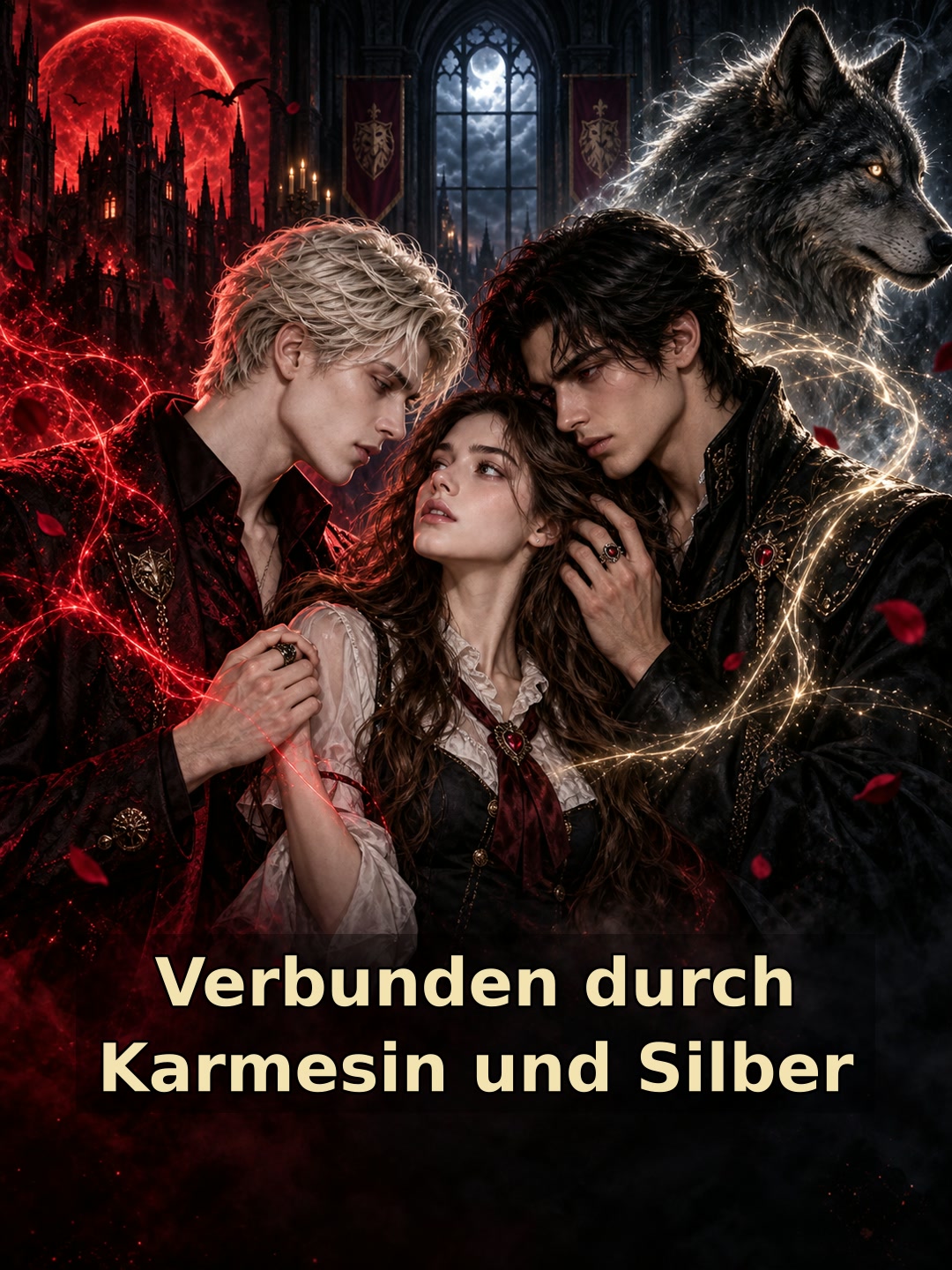 Verbunden durch Karmesin und Silber