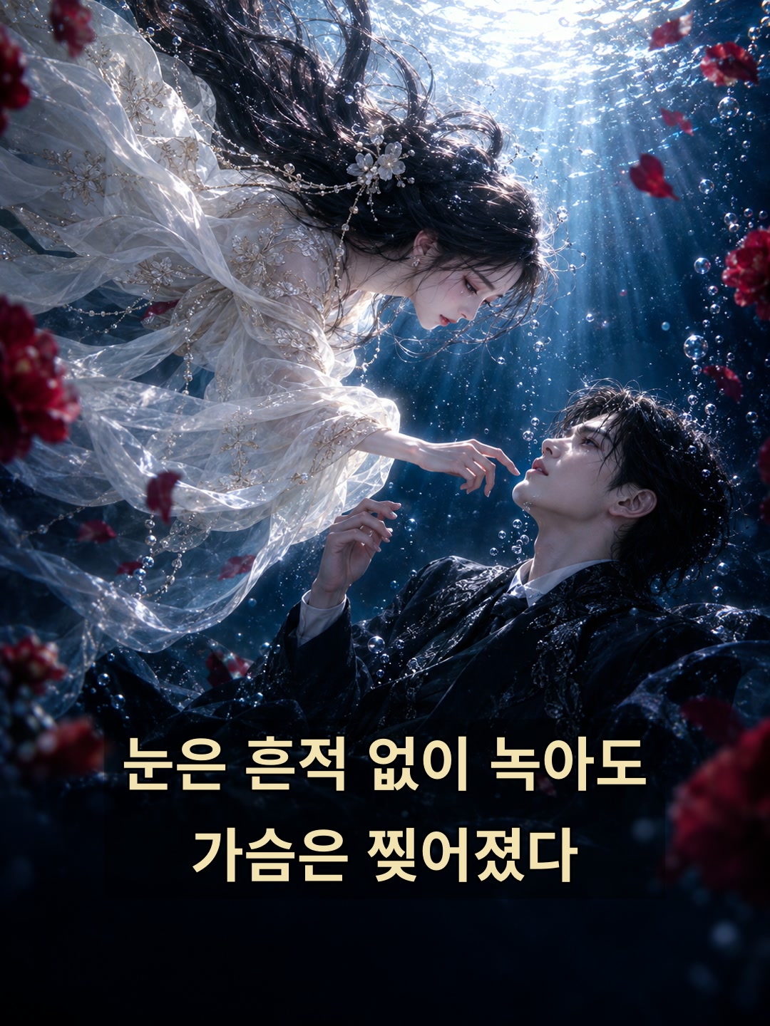 눈은 흔적 없이 녹아도  가슴은 찢어졌다