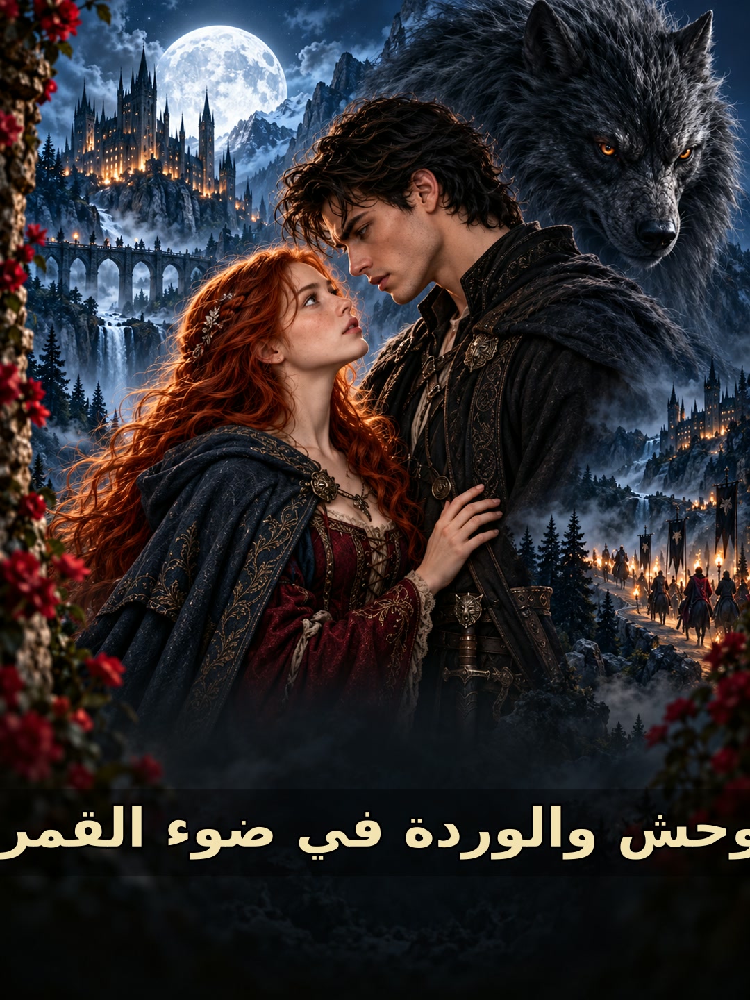 الوحش والوردة في ضوء القمر