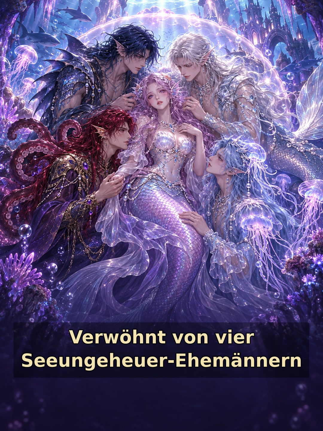 Verwöhnt von vier Seeungeheuer-Ehemännern