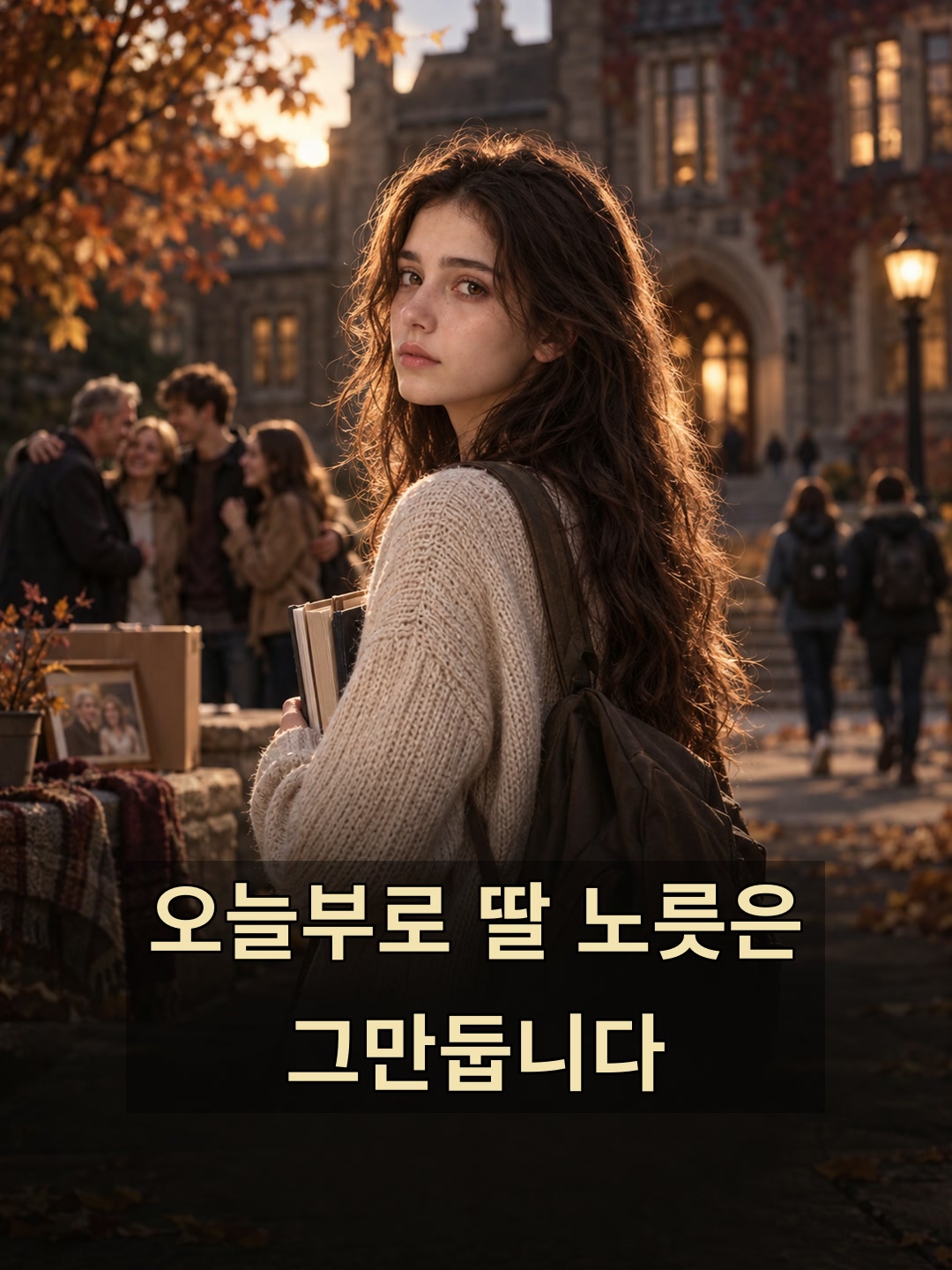 오늘부로 딸 노릇은 그만둡니다
