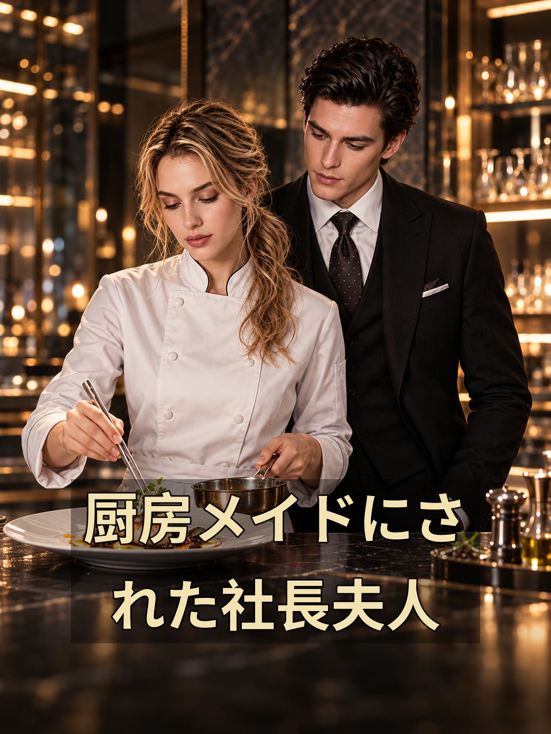 厨房メイドにされた社長夫人