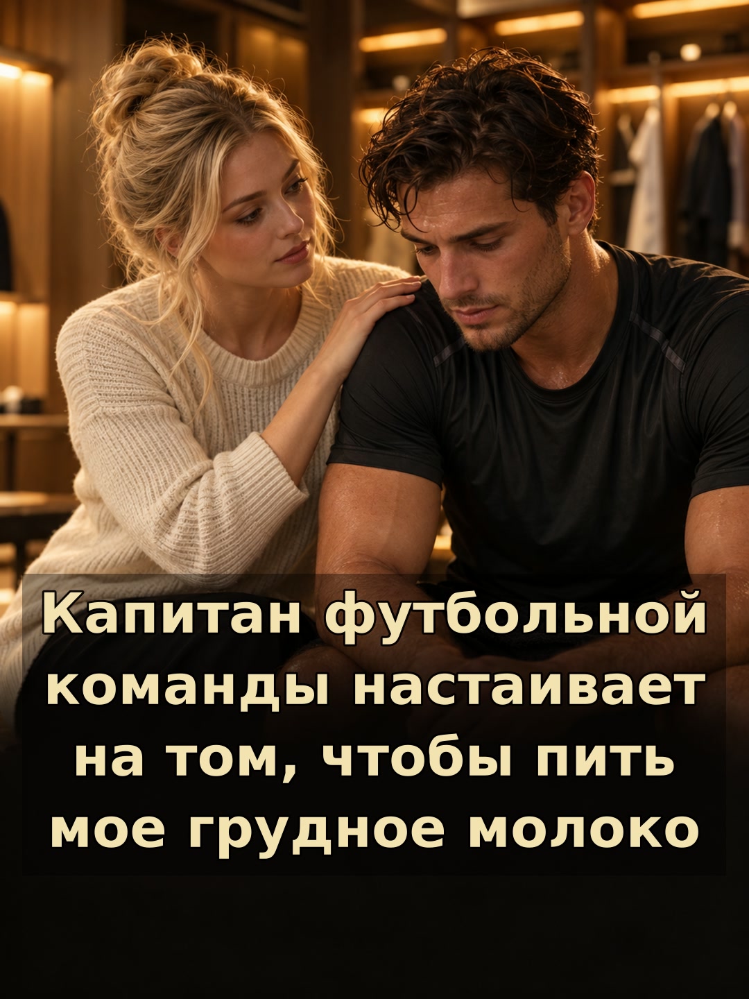 Капитан футбольной команды настаивает на том, чтобы пить мое грудное молоко