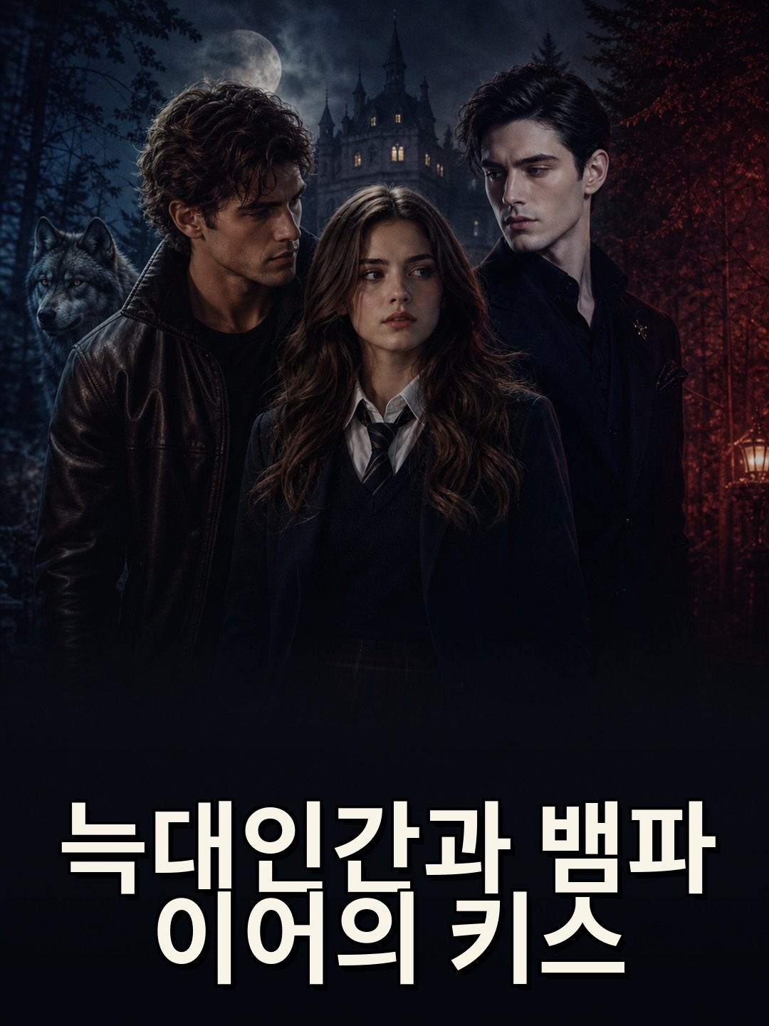 늑대인간과 뱀파이어의 키스
