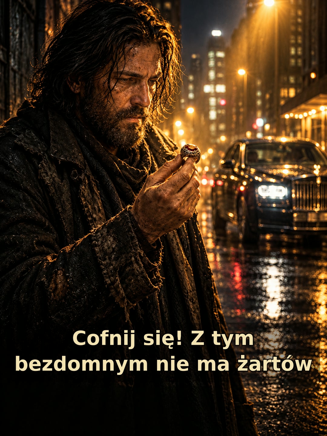 Cofnij się! Z tym bezdomnym nie ma żartów