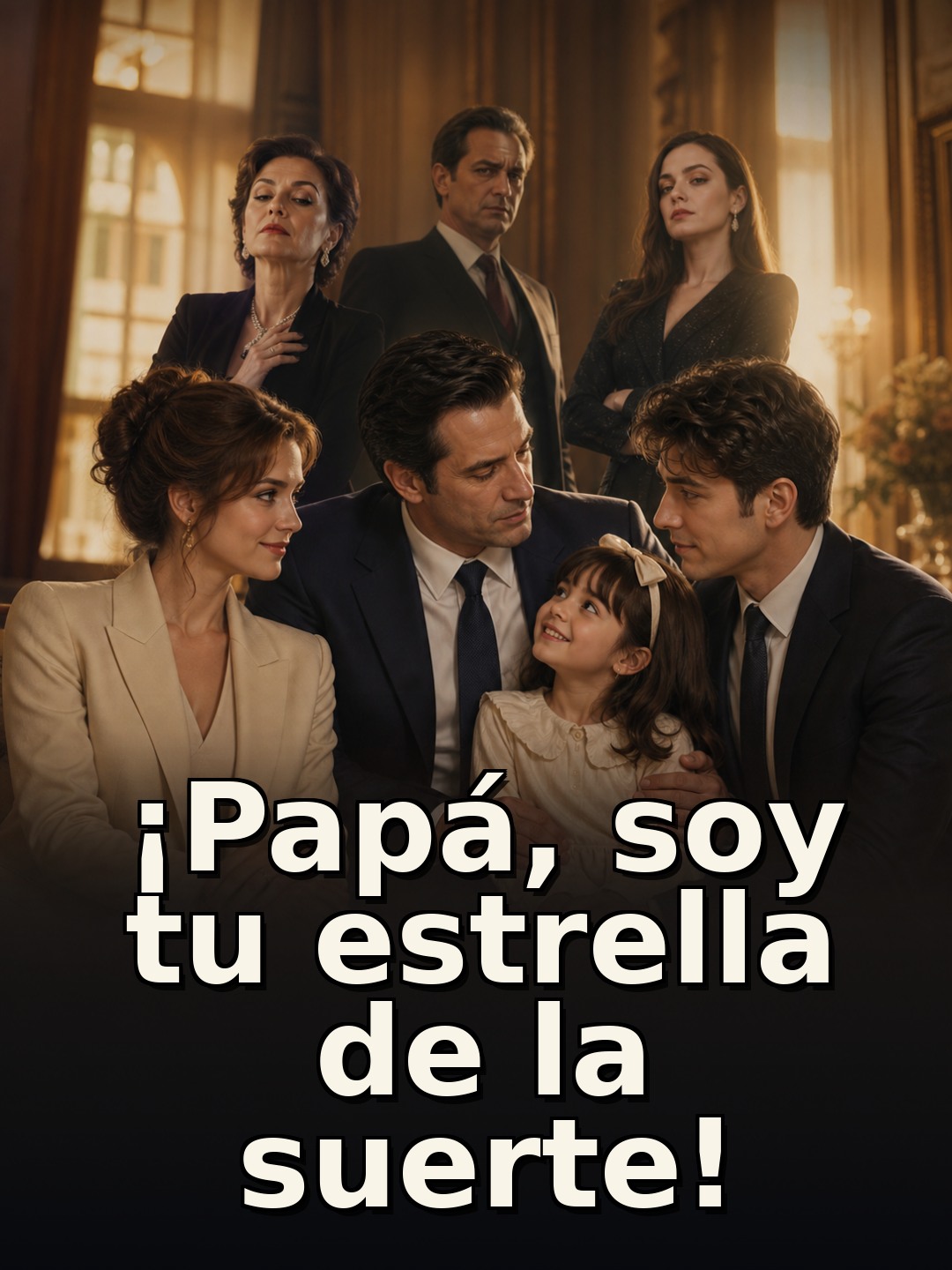 ¡Papá, soy tu estrella de la suerte!