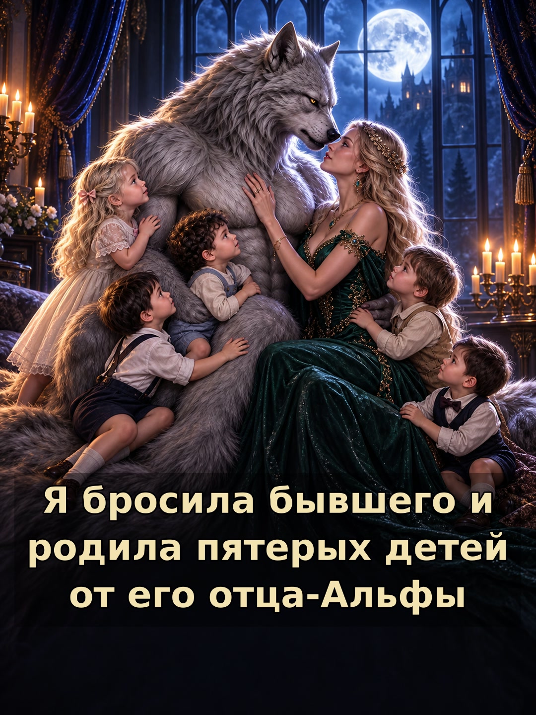 Я бросила бывшего и родила пятерых детей от его отца-Альфы