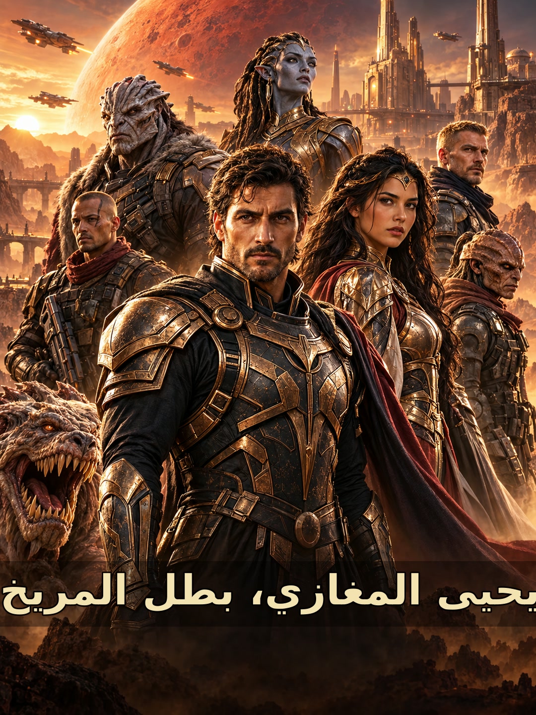 يحيى المغازي، بطل المريخ