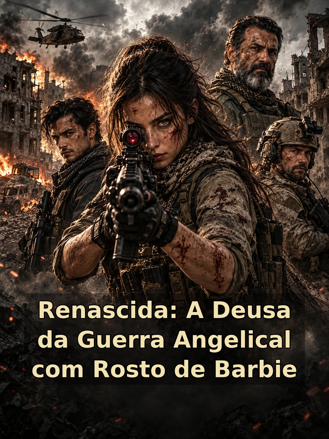 Renascida: A Deusa da Guerra Angelical com Rosto de Barbie