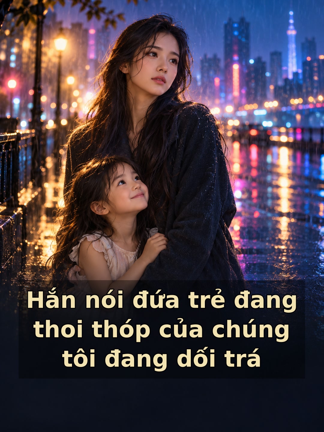 Hắn nói đứa trẻ đang thoi thóp của chúng tôi đang dối trá