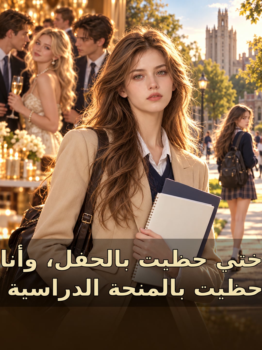أختي حظيت بالحفل، وأنا حظيت بالمنحة الدراسية