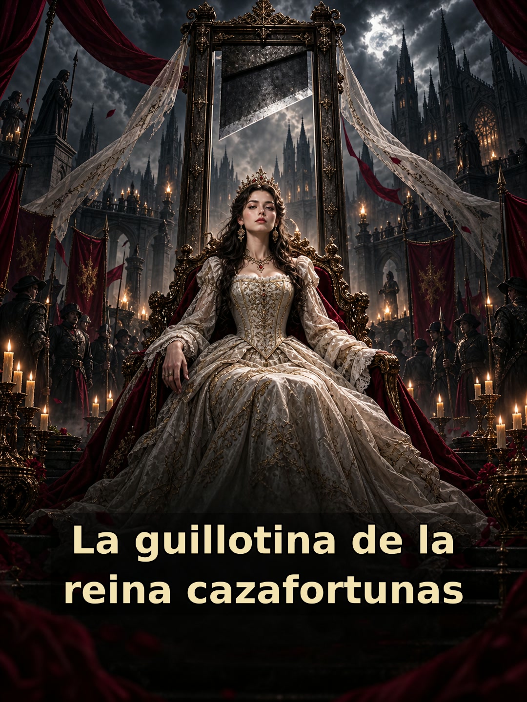 La guillotina de la reina cazafortunas