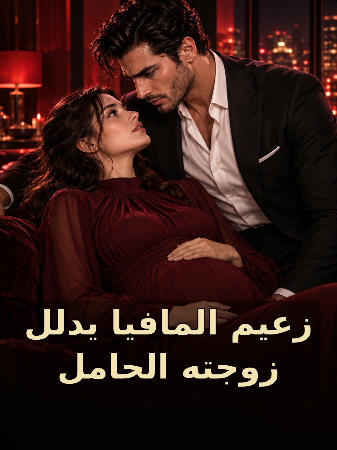 زعيم المافيا يدلل زوجته الحامل