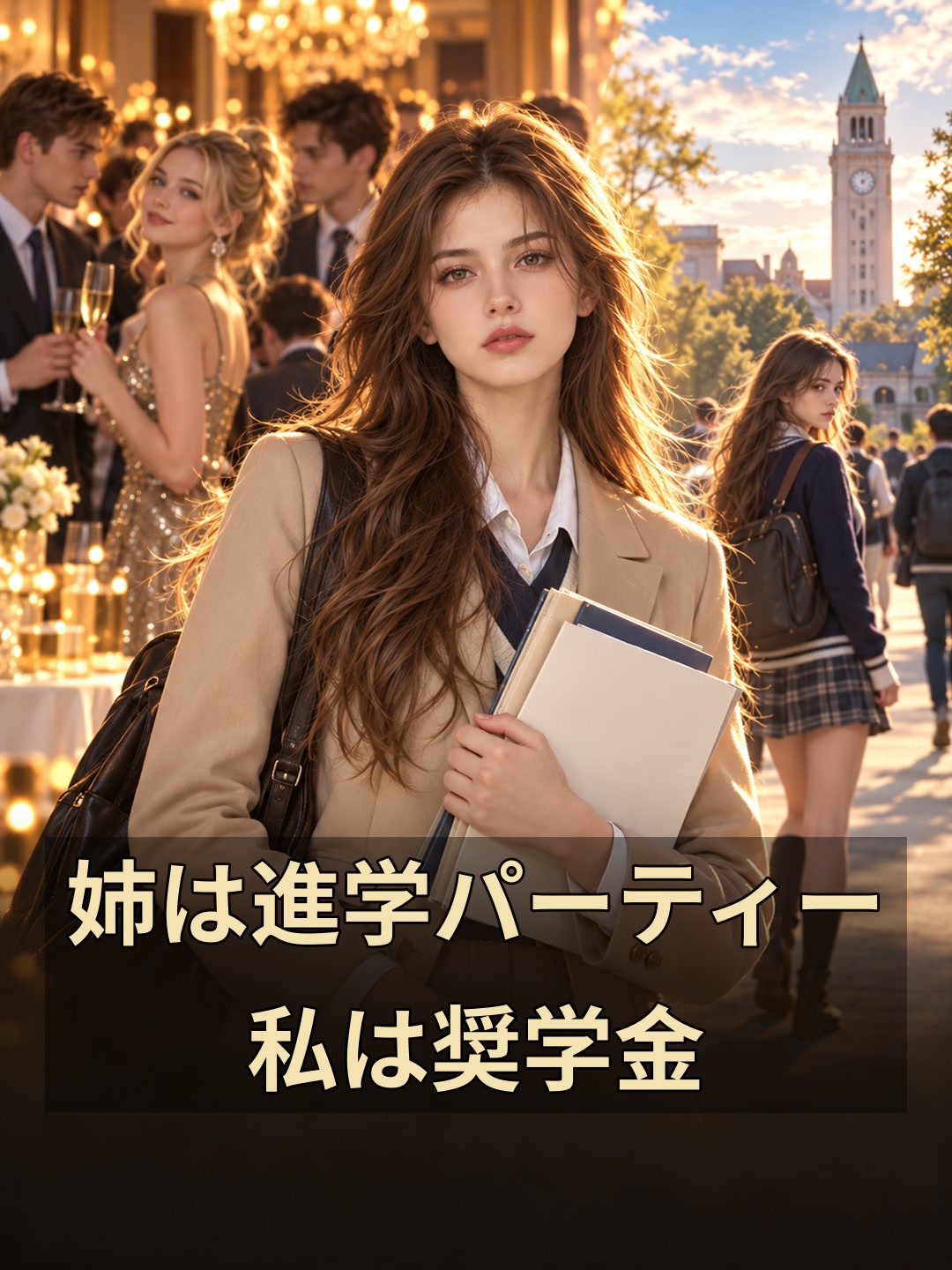 姉は進学パーティー 私は奨学金
